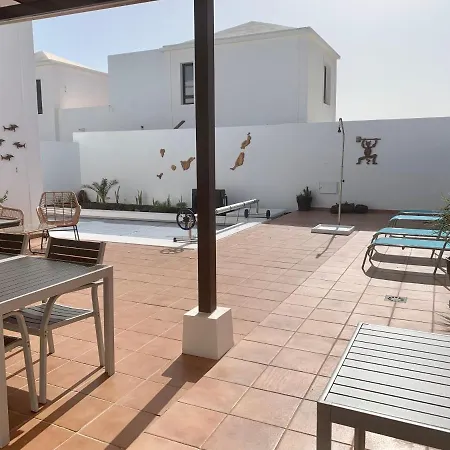 빌라 Splendid Casa Papagayo, Heated Pool, Roofterrace With Views And Wifi
