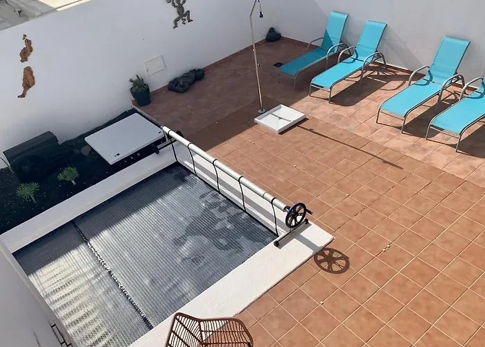 Splendid Casa Papagayo, Heated Pool, Roofterrace With Views And Wifi וילה *